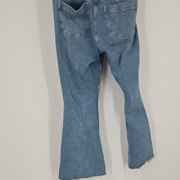 We The Free Blue Flare Wide Leg Jeans Classic Style - Picture 12 of 16